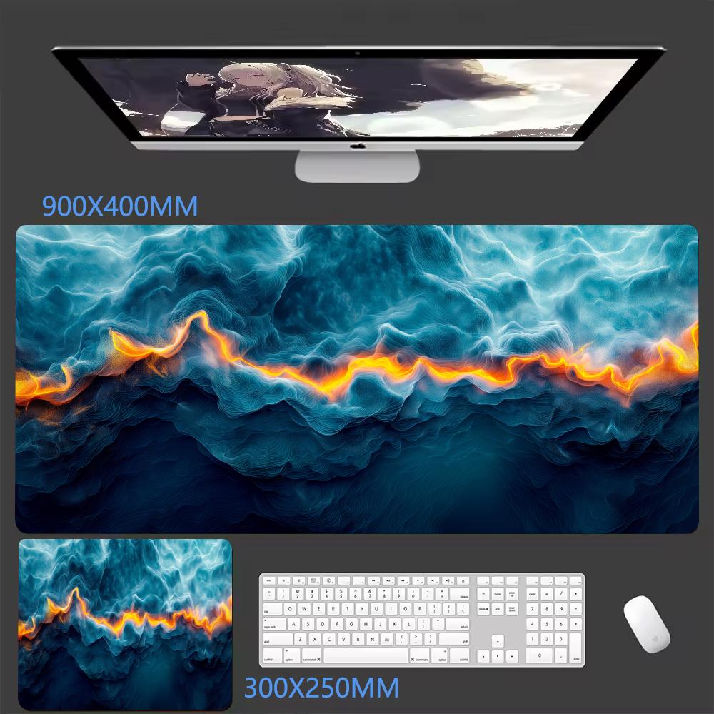 Abstract Fluid Gaming Mouse Pad Desk Gadgets Mouse Mat Office Accessories Mousepad Xxl Mouse Carpet Computer Mat Gaming Setup