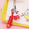 Korean Lucky Fortune Cat 3D Keychain Pendant - Creative Cartoon Festive Charm