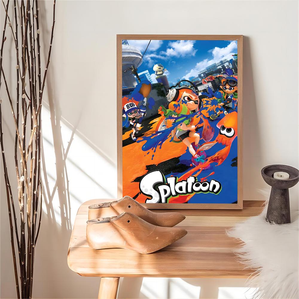 S-Splatoons serie joc DIY Poster Adeziv Fantezist Autocolant de Perete pentru Decorare Living Bar Decor de Perete