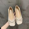 Shoes Woman Round Toe Bowknot Ballet Fashion Flats Mary Jane Ladies Shoes Casaul Shallow Soft Sole Women’s Zapatos De Mujer