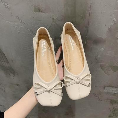 Schuhe Damen Runde Spitze Schleife Ballerinas Modische Flache Schuhe Mary Janes Damenschuhe Lässig Flach Weiche Sohle Damen Zapatos De Mujer