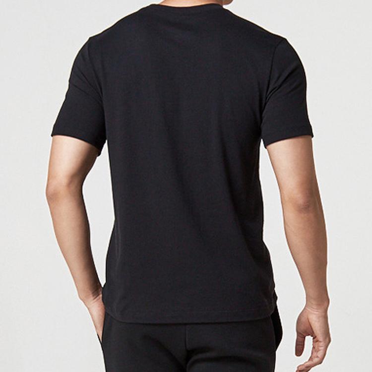 Nike Just Do It Large Logo Print Casual Sports Short Sleeve T-Shirt Men Tops Black AR5007-010