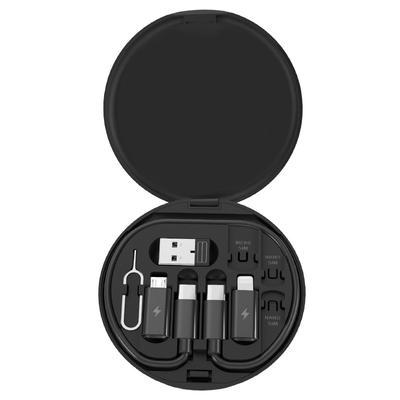 USB C Adapter OTG Cable Kit, Charging Cable Case Convertor USB C To IOS Device/Type C/Micro Adapter, Data Transfer Contains Card Slot, Phone Holder