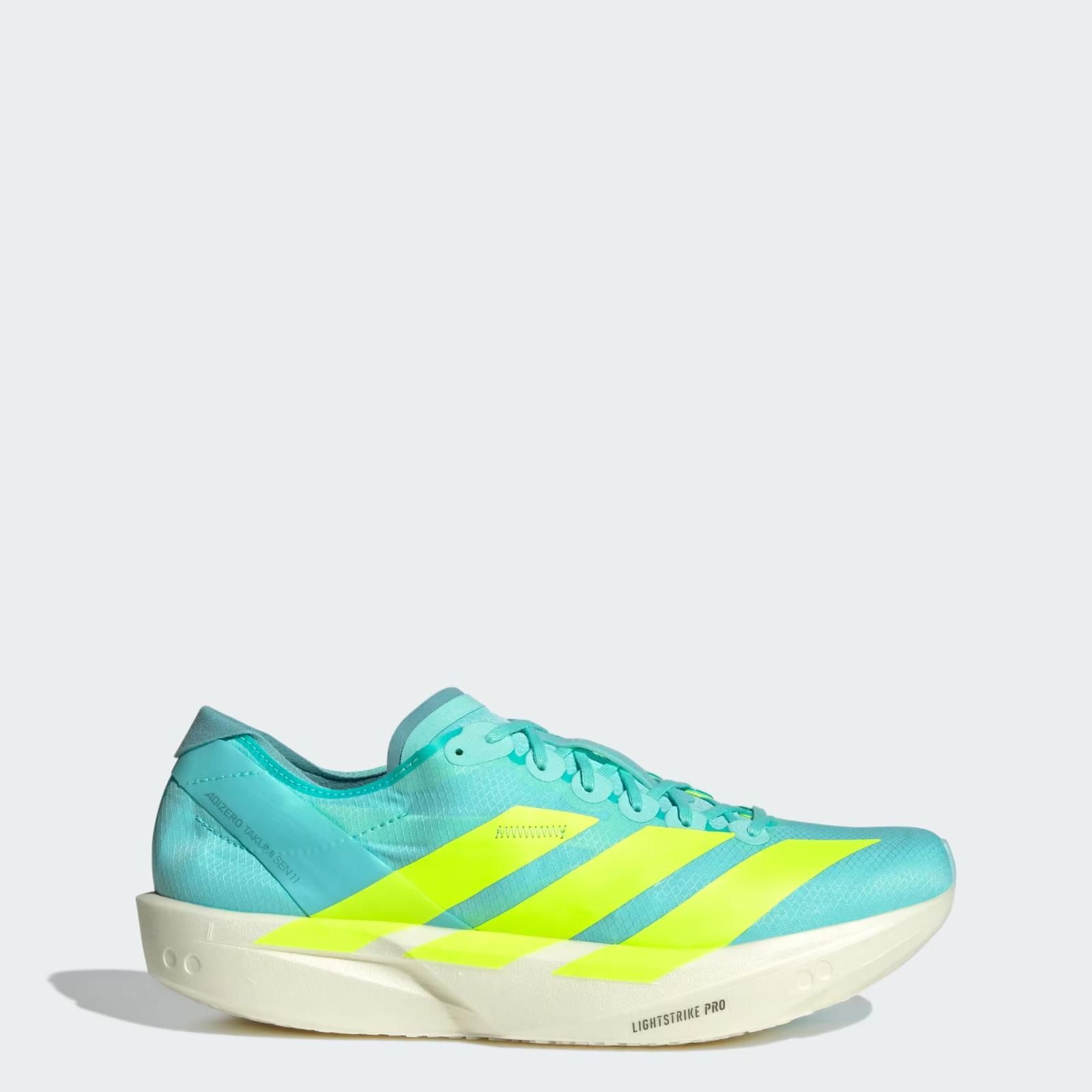JQ2813 adidas Adizero Takumi Sen 11 Blue Zero Metallic Mint Tone (Men s) 10