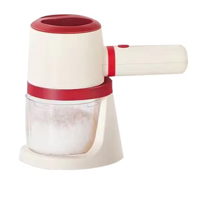 Ice Block Making Machine Household Multi-Purpose Detachable Mini Electric Shaved Slush Smoothie Maker Crusher Shaver красный