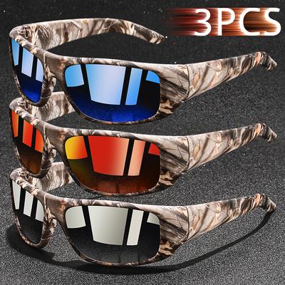 Gafas de sol deportivas vintage de moda para hombre y mujer, ideales para pesca, ciclismo y deportes, con protección UV400.