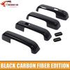 4x Door Handle Cover Trims For Ford F150 2015-w/ 2 Smart keyholeCarbon Fiber