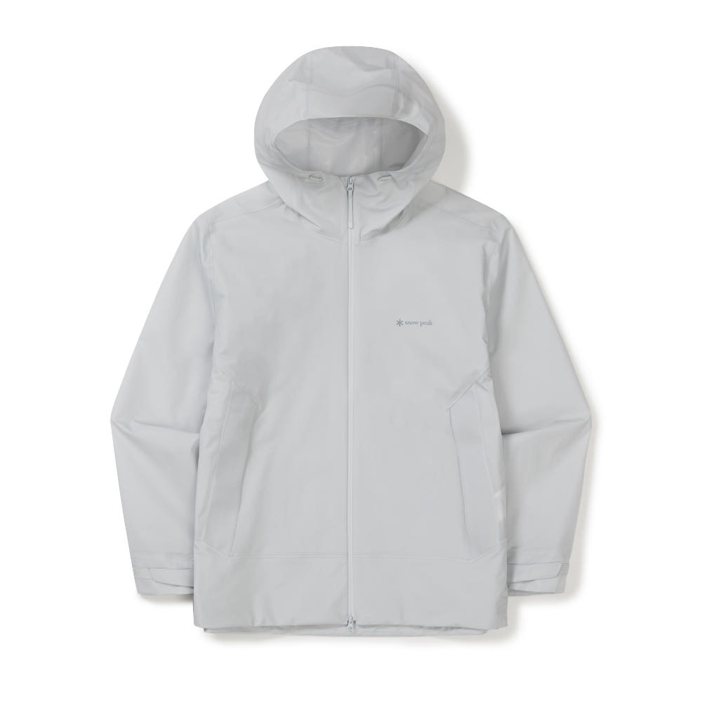 [Snowpeak] Dry Peak Lightweight 3L Waterproof Jacket Ice Gray (S26ZMPJK06)