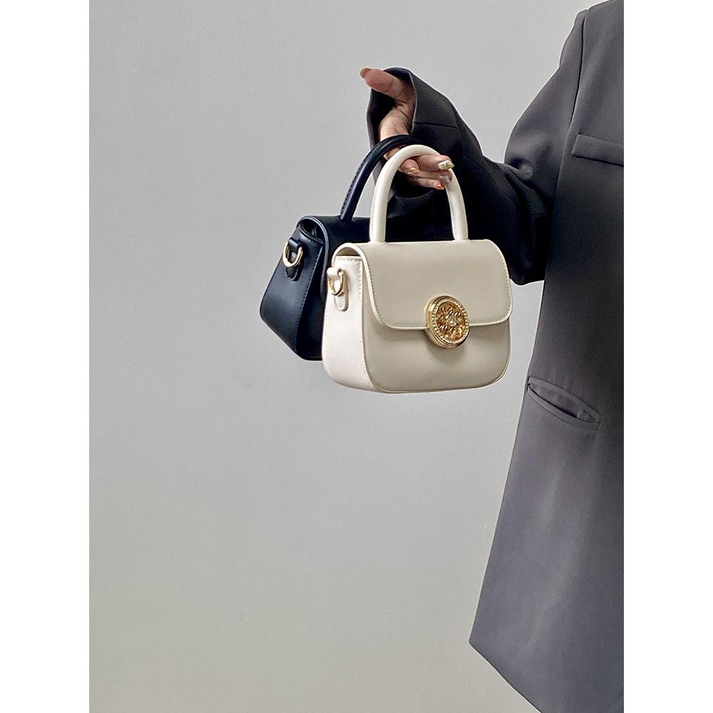 IELGY French Portable Saddle Bag All-Match One-Shoulder Cross-Body Female Bag