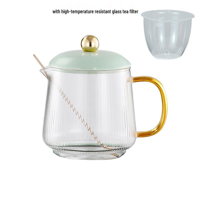 Large Capacity Electric Glass Kettle for Herbal Tea & Hot Milk