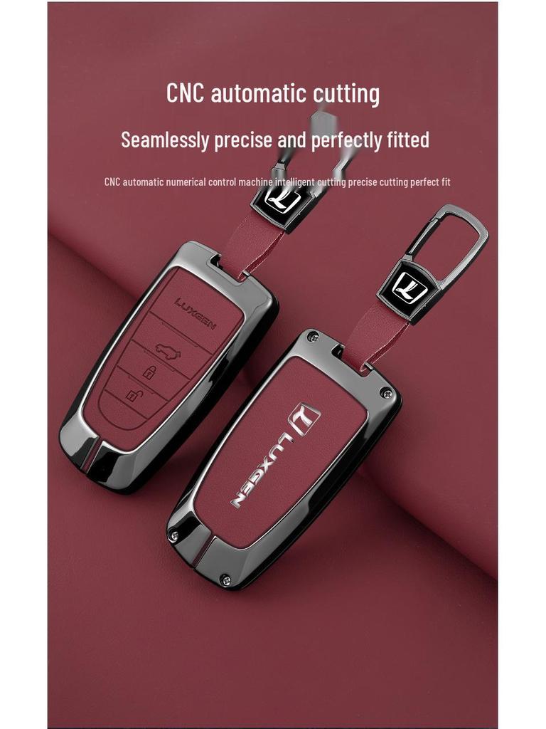 Compatibil cu 21 de modele Luxgen: URX, U5, NA5, U6, DA7, MPV 13-15 Carcasă Metalică Cheie Auto.
