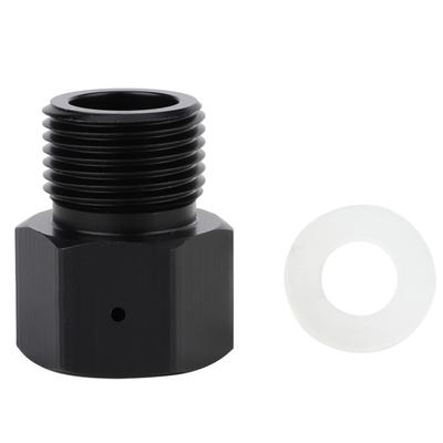 Soda Zylinder Adapter Konverter Schwarz für W21.8 Aquarium Brauen Bierfass CO2 Tank Regler