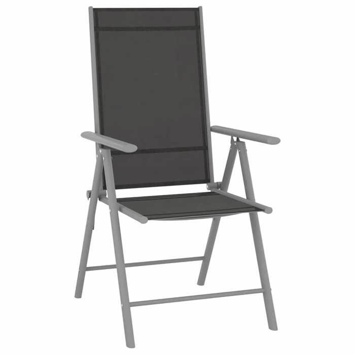Maison Exclusive - Chaises pliantes 4 pièces Textilène Noir