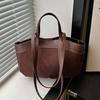 Retro Frosted Women Tote Bag Messenger Bag Handbag Brand Luxury Dumpling Bag Trendy Shoulder Bag New Two-in-e Commuter Bag
