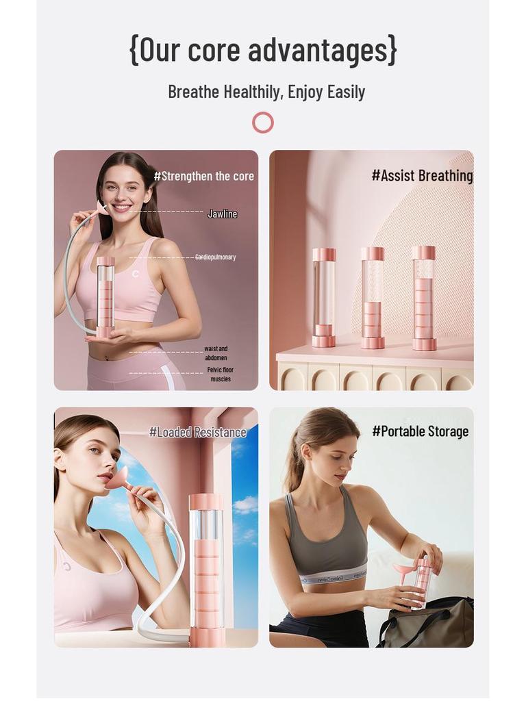 Breathing Dumbbell: Abdominal Muscle and Pelvic Floor Trainer for Lung Capacity and Endurance