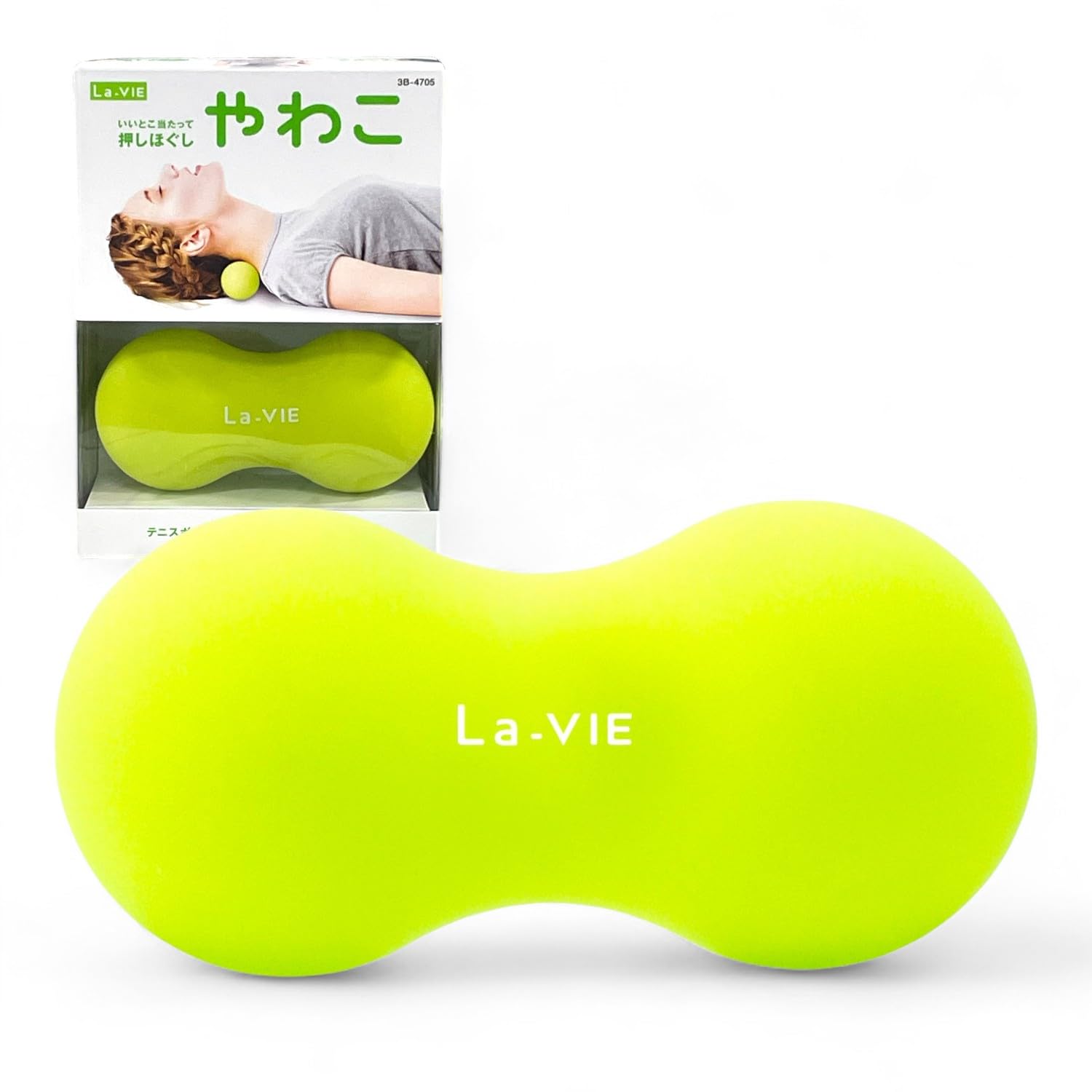 

Yawako Fascia Release Ball Stretch Ball Foam Roller в форме арахиса, подлинный La-VIE 3B-4705 [Продукт производителя] лаймовый