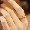 Korean Fashion Sweet Butterfly Ring for Women - 925 Silver Adjustable Index Finger Ring, Trendy & Stylish Accessory