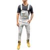 Pánské Kapesní Jeans Overal Jumpsuit Streetwear Overal Suspender Kalhoty