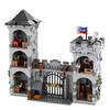 MOC Medieval Stone Castle Brick Gate Tower Construction Assembled Compatible Figure Building Blocks Toys For Children Adult Gift
