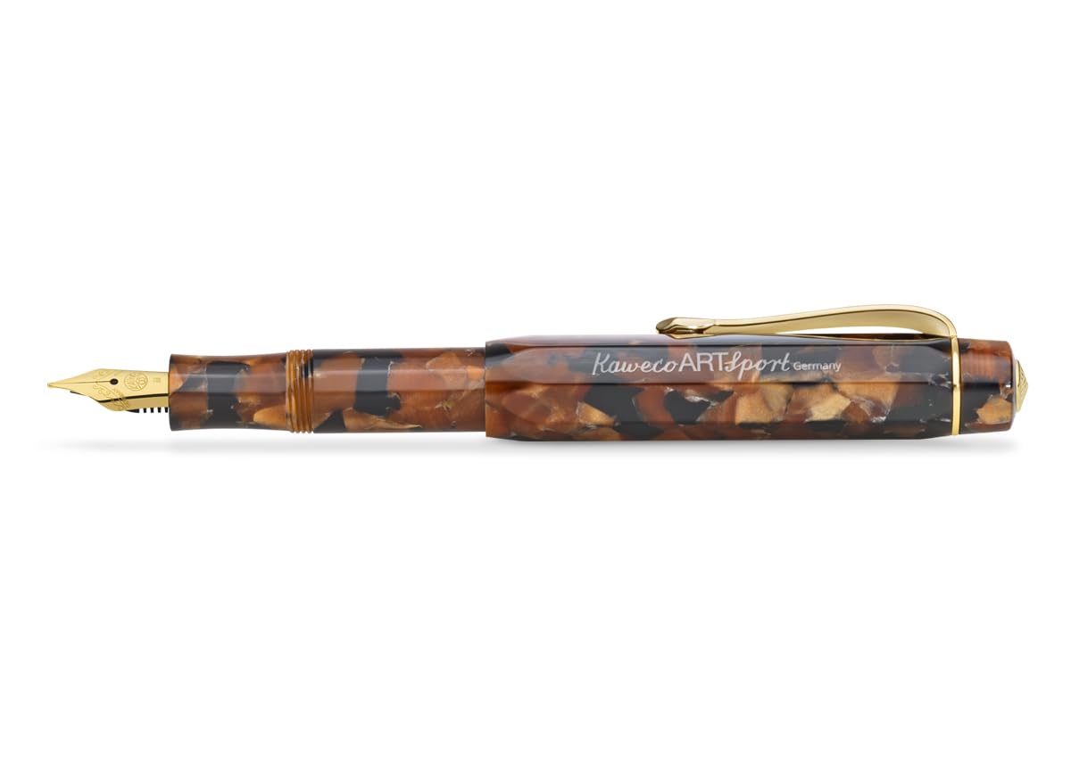 

Kaweco Art Sport Fountain Fine Hickory Officially Imported Pen, Nib, Brown, 11000196,