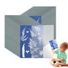 24PCS Silhouette Painting Cyanotype Paper Natural Fiber Solar Drawing Paper  Art Crafts