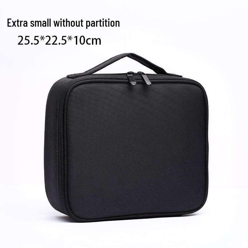 Водонепроницаемая многослойная косметичка с зеркалом и разделителями - Большая вместимость и портативная