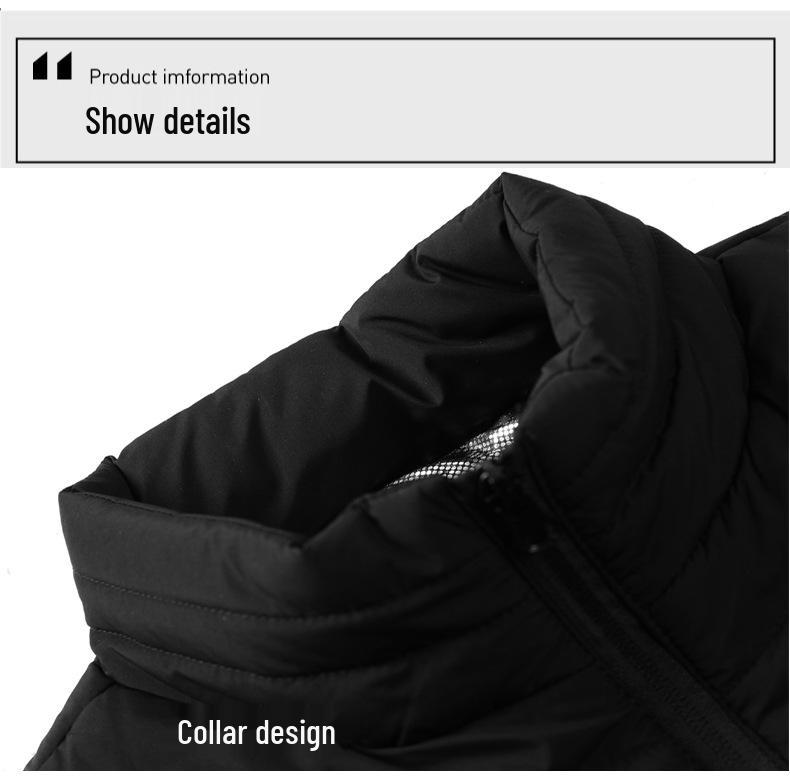 Pánská chytrá vyhřívaná vesta 21. obvodu - Zimní USB elektrické vyhřívání s regulací konstantní teploty