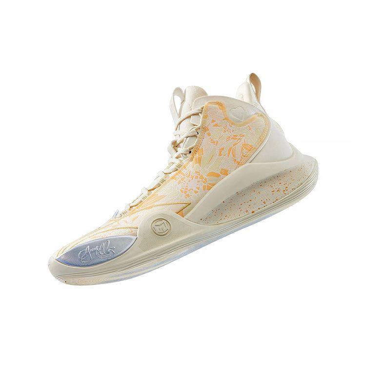 Li Ning CJ-1 Michael Jordan 1st Generation Fabric Synthetic Leather TPU Cushioning Anti-Slip Support Mid-Top Basketball Shoes ABAR019-14