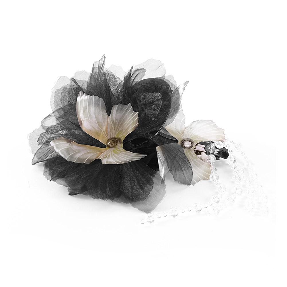 Střapec Čínské Vlasové Sponky Svatba Nevěsta Pokrývka hlavy Šperky Vlasová sponka Květinové Sponky do vlasů Hanfu Vintage B6B3