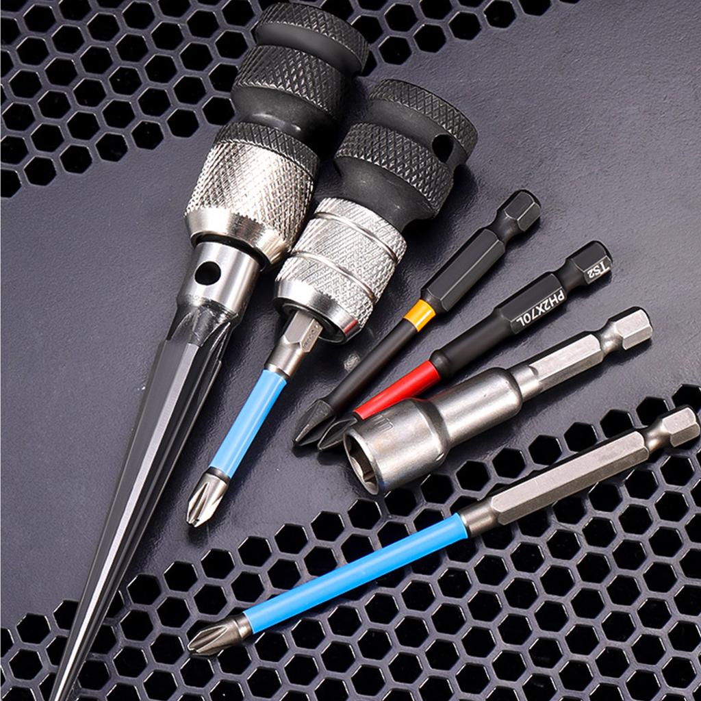 1/4inch Drive To 1/4inch Hex Adapter Socket Adapter Drive Hex Ratcheting Humanized Quick Releasing Wrench Accessories