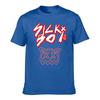 Unisexs Cotton TShirt with SICKO Graphic Print Casual Crew Neck Short Sleeve Tee for Streetwear Style Breathable Daily Top