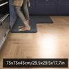 Solid Color Kitchen Corner Carpet Absorbent Floor Mat Simple L-shaped Non-slip Floor Mat Bathroom Door Mat Bathroom Foot Mat