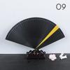 Classical Chinese Style Bamboo Fan Portable Folding Hand Fan Dancing Performance Decor Tassel Vintage Fan Art Craft