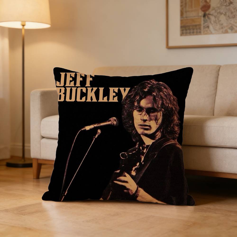 JJeff BBuckley Pillow Case for Sofa Living Room Home Office Decor Protective Cover