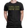 Yung Lean Unknown Death 2002 Gelbe T-Shirts Herren Baumwolle Vintage T-Shirts Rundhals Album Tour T-Shirt Kurzarm Kleidung Übergröße