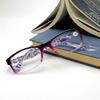 Women'S New Fashion High-Definition Reading Glasses Ultra-Light Square Frame Classic Anti-Blue Light Presbyopia Glasses +3.5+4.0