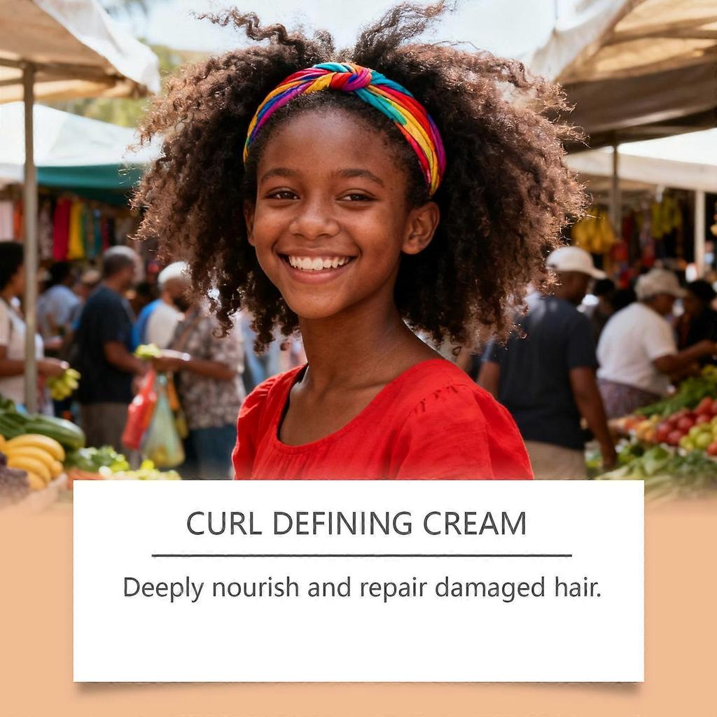 Hoegoa Feuchtigkeitsspendende Styling-Lotion für lockiges Haar Spendet Feuchtigkeit und hydriert, um natürliches und voluminöses lockiges Haar zu kreieren. Tägliche Haarpflegelotion