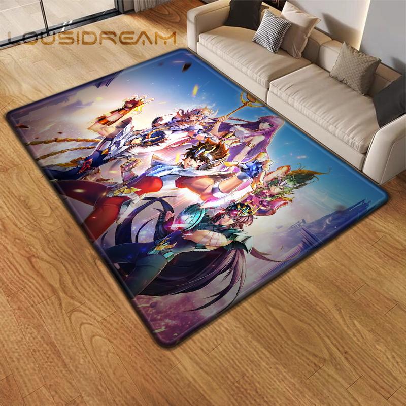 

Saint Seiya Греція Комікс Килим Кухонний Килимок Придверний килимок Спальня Оздоблення підлоги Вітальня Килим Ванна кімната Килимок проти ковзання 60cm x 90cm