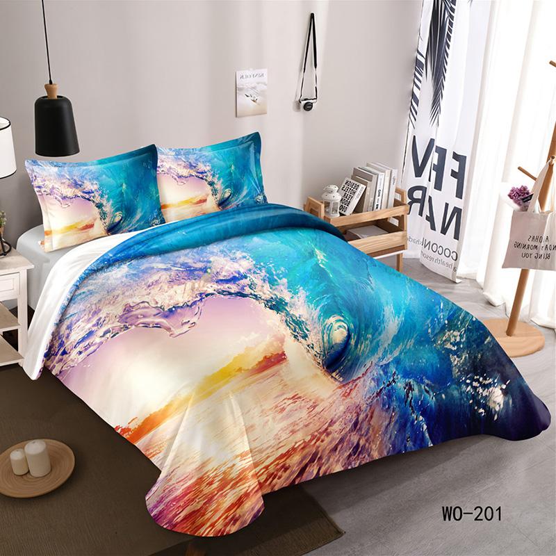 RunGrape 3D Bettbezug Bettwäscheset Doppel Einzel Queen King Größe 240x220 Nordischer Bettüberwurf 150 Euro Bettwäsche Bettzeug 200x200