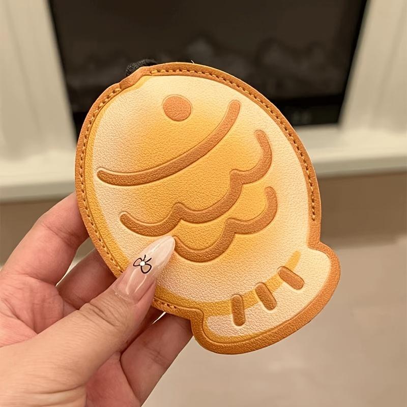 

Taiyaki Car Key Pouch Pull-Out Cartoon Open-Top Pendant Case Unisex Creative Cute Decor for Men Women Ideal Gift for Car Owners