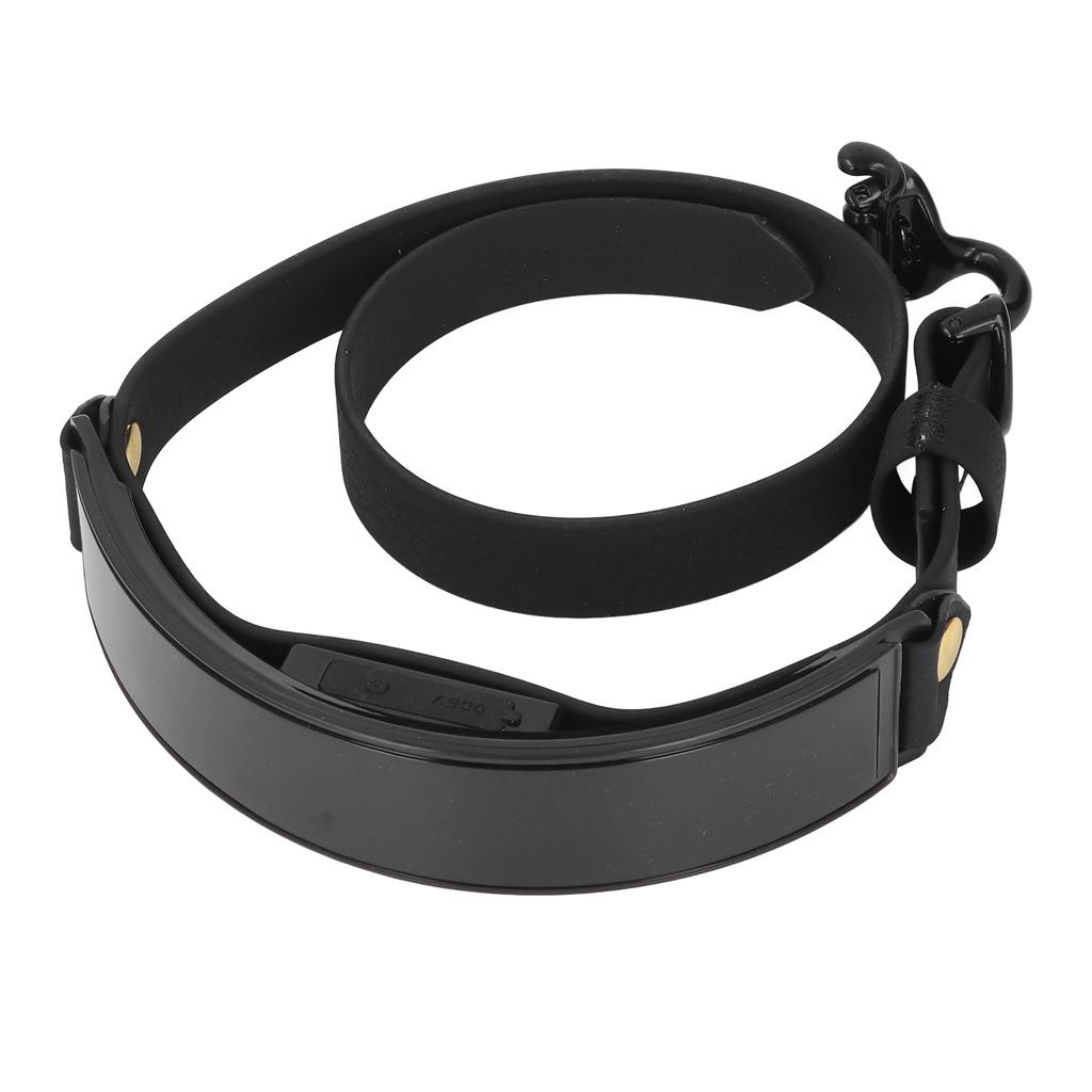 LED Dog Collar Smart DIY Screen Fashionable Rechargeable Light Up Dog Collar Glow In The Dark Pet