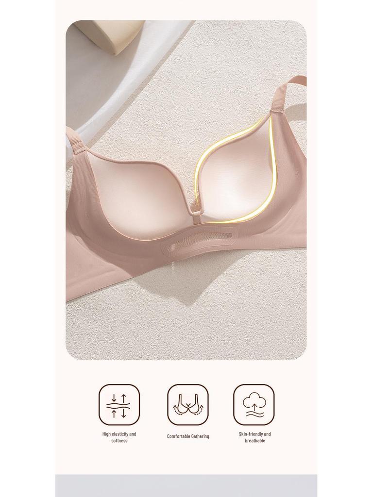 Nahtloser Damen-BH: Vergrößert kleines Dekolleté, Hebt Achselbrüste an, Gegen Erschlaffung, Schönes Rückendesign
