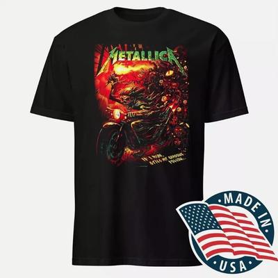 Metallica 2025 Tour Rockband Konsert Fan T-shirt S-4XL Unisex T-shirt