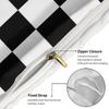 Black And White Checkerboard Duvet Cover Set (1 Duvet Cover & 1/2 Pillowcase) Soft Modern Bedding Set For Bedroom Decor