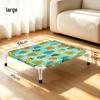 Foldable Pet Bed: Summer Cooling, Off-Ground, Moisture-Proof, Washable & Breathable for Cats and Dogs