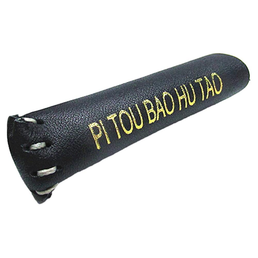 

1PCS Cue Tip Cue Tip Head Cover Leather Cover 65*15mm Snooker 10mm Black