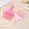 1pc Curly Afro Hairdressing Tools Wide Comb Teeth Hair Fork Brush Insert Afro Hair Pick Comb Man Oil Head Hair Plastic Gear Comb