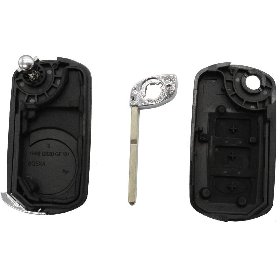 3 Buttons With Uncut Blade Remote Key Fob Case Replacement For Range Rover LR3 2005 2006 2007 2008 2009