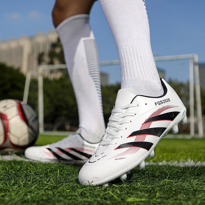 Football Shoes Men'S And Women'S Spike Sneakers Children'S Teenagers' Students' Broken Nails Competition Grass Training Shoes