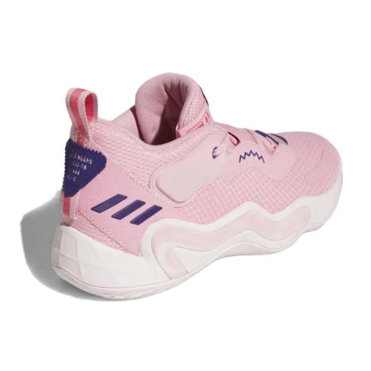 Adidas D.O.N. Issue #3 GCA Light Pink Unisex Sneakers Clear-Pink Team-College-Purple GW3643